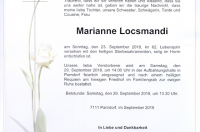 Locsmandi Marianne im 62. Lebensjahr	