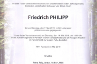 Philipp Friedrich im 89. Lebensjahr