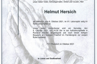 Hersich Helmut im 81. Lebensjahr