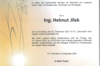 Ing. Helmut Jilek im 81. Lebensjahr