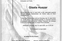 Gisela Huszar im 88. Lebensjahr