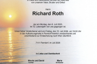 Richard Roth im 72.Lebensjahr