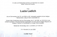 Luzia Ladich im 85. Lebensjahr